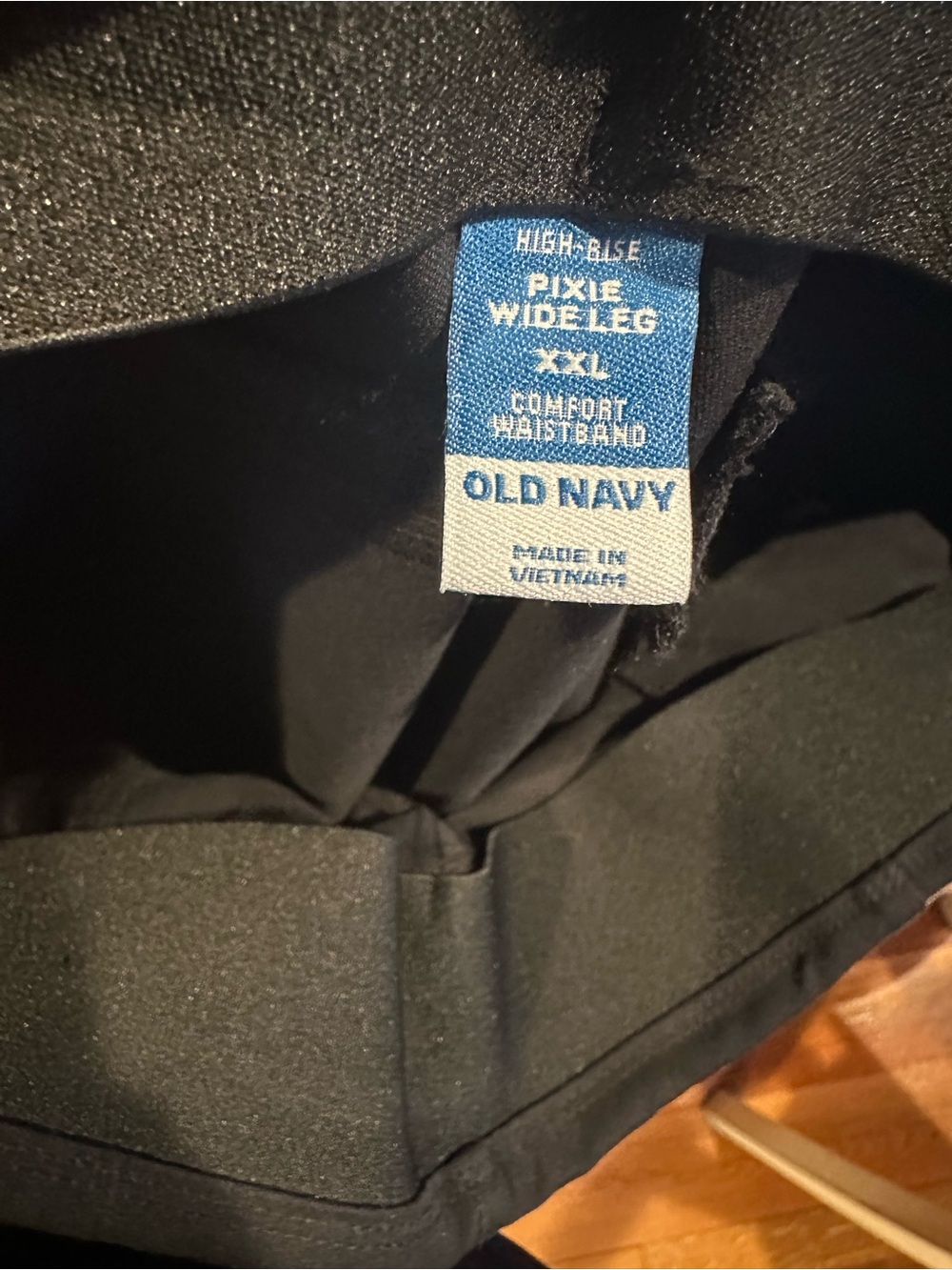Old Navy Black Wide Leg Women's Pants - Picture 3 of 3